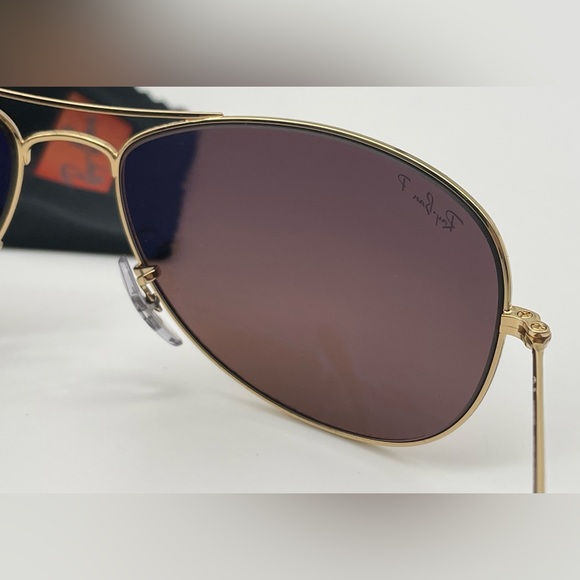 Authentic Ray Ban Aviator Brown Sunglasses - Picture 11 of 15